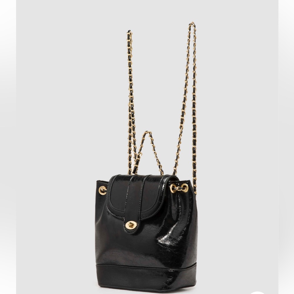 New Womens Drawstring Chain Backpack - image 2